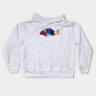 "Harlequin Tuskfish" Kids Hoodie